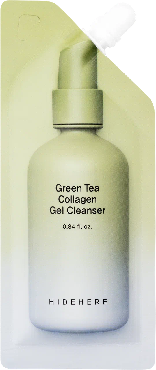 Hidehere Green Tea Collagen Gel Cleanser